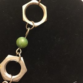 Washer With 1 Green Bead