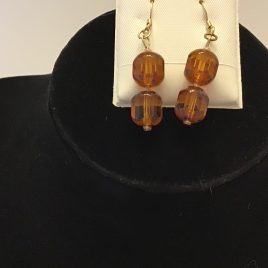 Double Amber In Gold